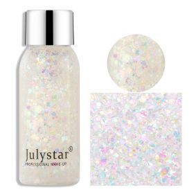 Liquid Glitter Eyeshadow Quick Drying Long Lasting Sparkling Metallic High Pigmented Glitter Eye Shadow (Color: 2)