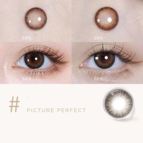 Mini Series Daily Color Contact Lenses (Option: Film Brown38-425Degree)